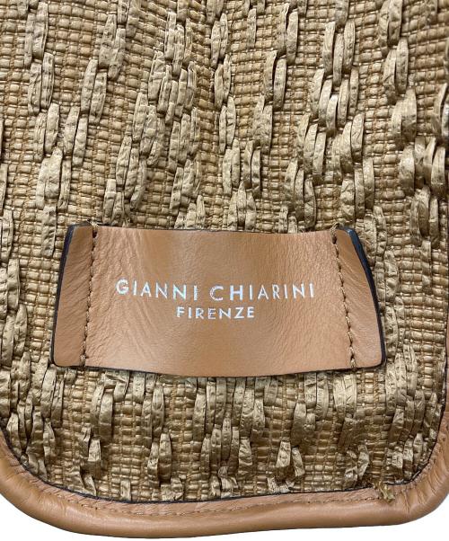 GIANNI CHIARINI（ジャンニ キアリーニ）GIANNI CHIARINI (ジャンニ キアリーニ) マルチェッラ カゴトートバッグ ベージュの古着・服飾アイテム