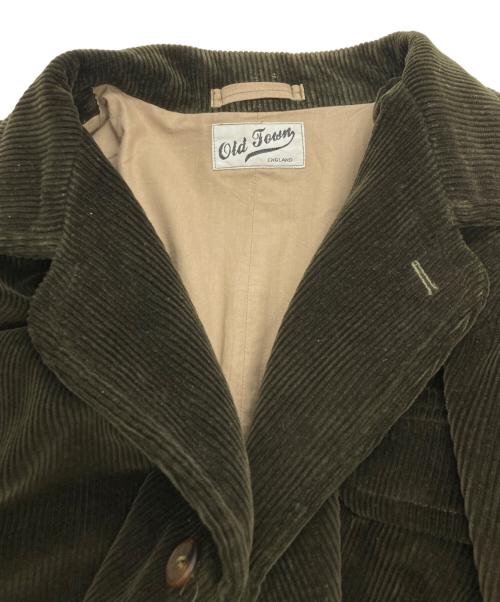 old town（オールドタウン）old town (オールドタウン) 4Bコーデュロイジャケット カーキ サイズ:46の古着・服飾アイテム