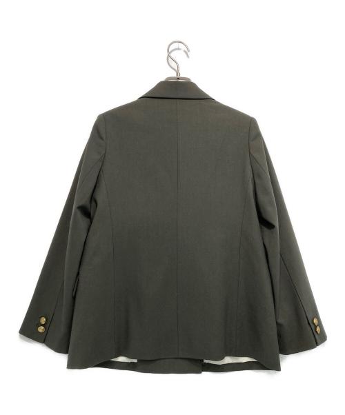 Mila Owen（ミラオーウェン）Mila Owen (ミラオーウェン) 金釦2サイズダブルブレザージャケット カーキの古着・服飾アイテム