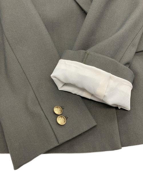 Mila Owen（ミラオーウェン）Mila Owen (ミラオーウェン) 金釦2サイズダブルブレザージャケット カーキの古着・服飾アイテム