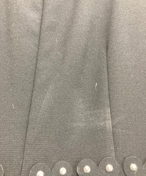 RED VALENTINO（レッドヴァレンティノ）RED VALENTINO (レッドヴァレンティノ) ノースリーブワンピース ブラック サイズ:38（160/80A）の古着・服飾アイテム