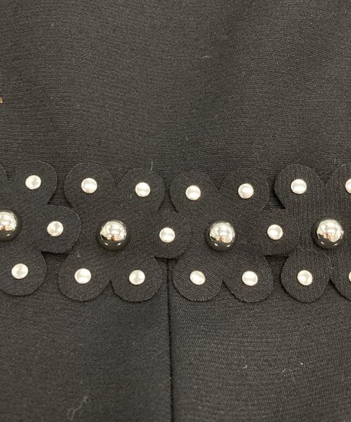 RED VALENTINO（レッドヴァレンティノ）RED VALENTINO (レッドヴァレンティノ) ノースリーブワンピース ブラック サイズ:38（160/80A）の古着・服飾アイテム