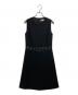 RED VALENTINO（レッドヴァレンティノ）の古着「ノースリーブワンピース」｜ブラック