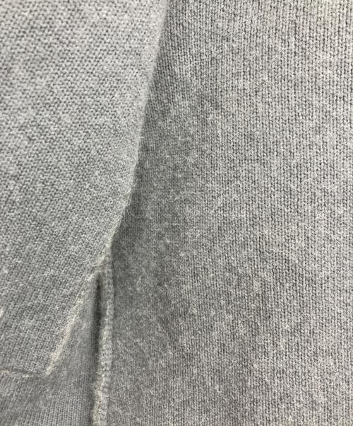 anuans（アニュアンス）anuans (アニュアンス) ラクーンブレンドノーカラーニットカーディガン グレー サイズ:Fの古着・服飾アイテム