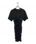 ALEXANDER WANG（アレキサンダー・ワン）の古着「シャーリングギャザーワンピース」｜ブラック