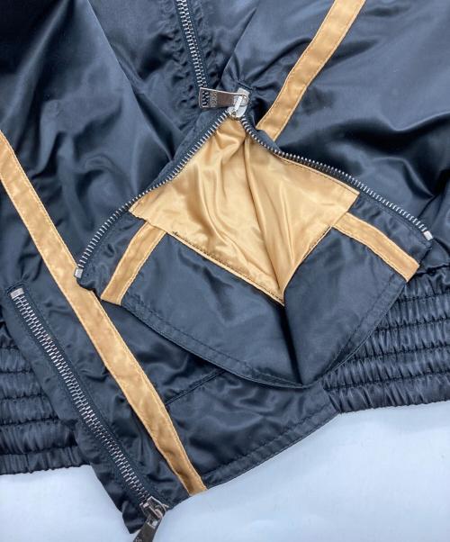 DOLCE & GABBANA（ドルチェ＆ガッバーナ）DOLCE & GABBANA (ドルチェ＆ガッバーナ) ナイロンジャケット ブラック サイズ:48の古着・服飾アイテム