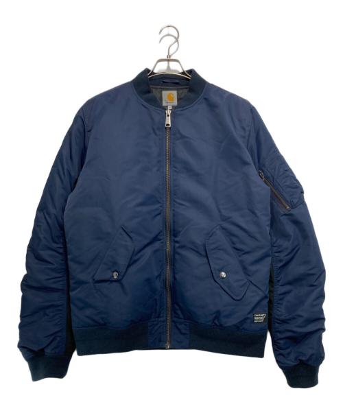 CarHartt（カーハート）CarHartt (カーハート) ASHTON BOMBER JACKET ネイビー サイズ:XLの古着・服飾アイテム