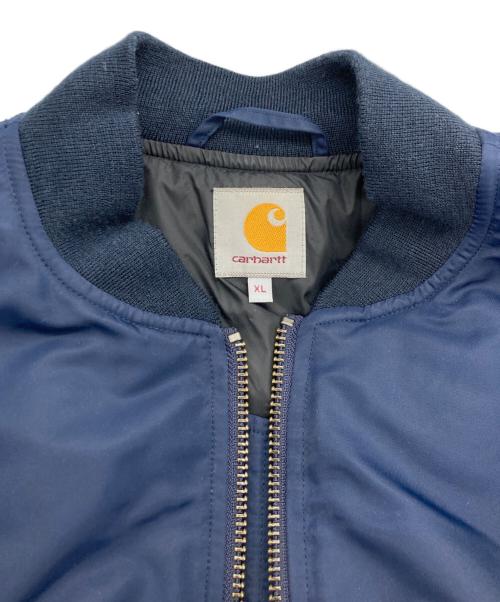 CarHartt（カーハート）CarHartt (カーハート) ASHTON BOMBER JACKET ネイビー サイズ:XLの古着・服飾アイテム