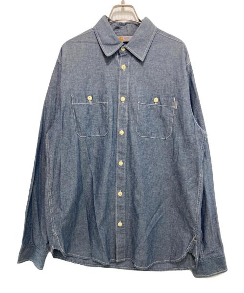 CarHartt（カーハート）CarHartt (カーハート) L/S Flagstaff Shirt インディゴ サイズ:Lの古着・服飾アイテム