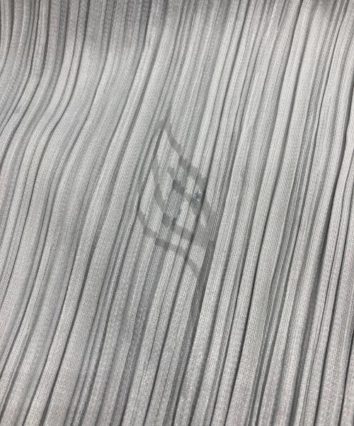 PLEATS PLEASE（プリーツプリーズ）PLEATS PLEASE (プリーツプリーズ) ノースリーブプリーツカットソー グレー サイズ:SIZE 3の古着・服飾アイテム
