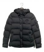 BURBERRY BLACK LABELバーバリーブラックレーベル）の古着「ワッペンダウンジャケット」｜ブラック