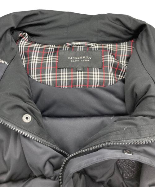 BURBERRY BLACK LABEL（バーバリーブラックレーベル）BURBERRY BLACK LABEL (バーバリーブラックレーベル) ワッペンダウンジャケット ブラック サイズ:XLの古着・服飾アイテム