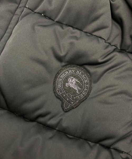 BURBERRY BLACK LABEL（バーバリーブラックレーベル）BURBERRY BLACK LABEL (バーバリーブラックレーベル) ワッペンダウンジャケット ブラック サイズ:XLの古着・服飾アイテム