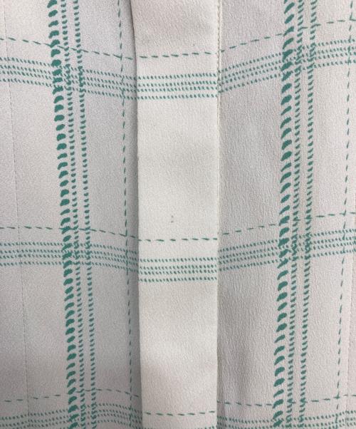 MACKINTOSH（マッキントッシュ）MACKINTOSH (マッキントッシュ) ペイントチェックプリントワンピース ベージュ サイズ:40の古着・服飾アイテム