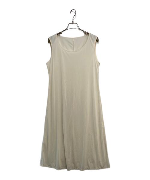 MACKINTOSH（マッキントッシュ）MACKINTOSH (マッキントッシュ) ペイントチェックプリントワンピース ベージュ サイズ:40の古着・服飾アイテム