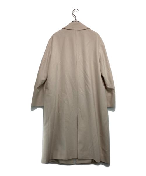 23区（ニジュウサンク）23区 (ニジュウサンク) ウールカシミヤビーバー チェスターコート ベージュ サイズ:38の古着・服飾アイテム