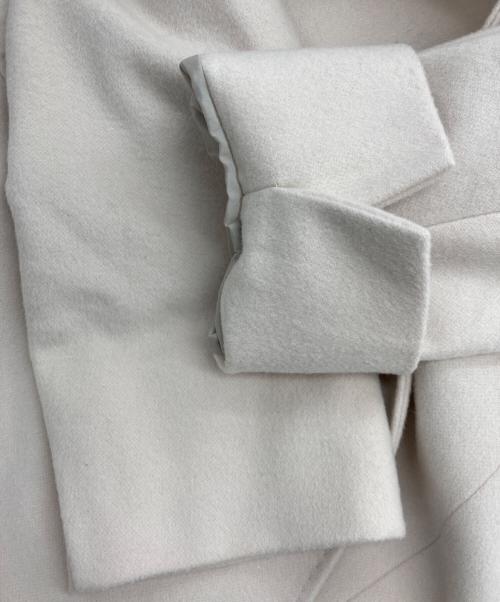 23区（ニジュウサンク）23区 (ニジュウサンク) ウールカシミヤビーバー チェスターコート ベージュ サイズ:38の古着・服飾アイテム