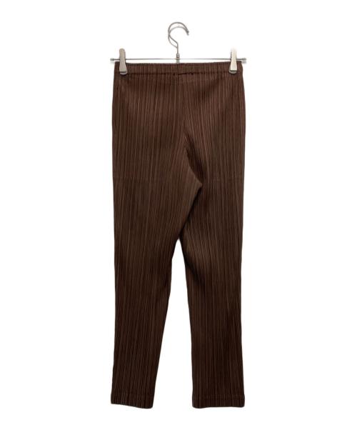 PLEATS PLEASE（プリーツプリーズ）PLEATS PLEASE (プリーツプリーズ) プリーツパンツ ブラウン サイズ:2の古着・服飾アイテム