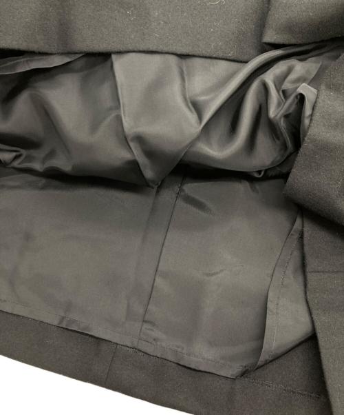 MARGARET HOWELL（マーガレットハウエル）MARGARET HOWELL (マーガレットハウエル) FOX BROTHERS (フォックスブラザーズ) カシミヤウールスカート ブラック サイズ:3の古着・服飾アイテム