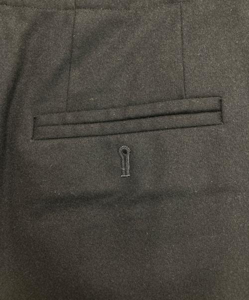 MARGARET HOWELL（マーガレットハウエル）MARGARET HOWELL (マーガレットハウエル) FOX BROTHERS (フォックスブラザーズ) カシミヤウールスカート ブラック サイズ:3の古着・服飾アイテム