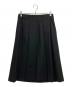 MARGARET HOWELL（マーガレットハウエル）の古着「カシミヤウールスカート」｜ブラック