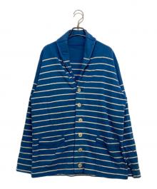 45R（フォーティファイブ・アール）の古着「バスク天竺908シーカーディガン」｜ブルー