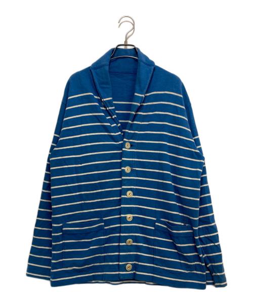 45R（フォーティファイブ・アール）45R (フォーティファイブ・アール) バスク天竺908シーカーディガン ブルー サイズ:2の古着・服飾アイテム