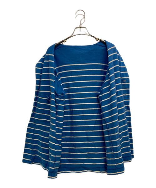 45R（フォーティファイブ・アール）45R (フォーティファイブ・アール) バスク天竺908シーカーディガン ブルー サイズ:2の古着・服飾アイテム