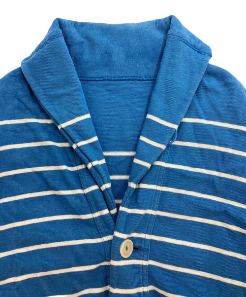 45R（フォーティファイブ・アール）45R (フォーティファイブ・アール) バスク天竺908シーカーディガン ブルー サイズ:2の古着・服飾アイテム