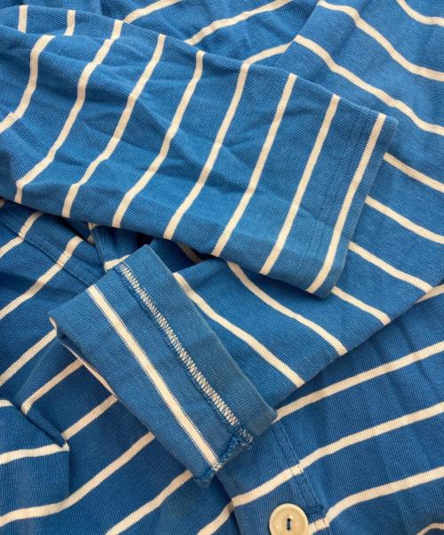 45R（フォーティファイブ・アール）45R (フォーティファイブ・アール) バスク天竺908シーカーディガン ブルー サイズ:2の古着・服飾アイテム