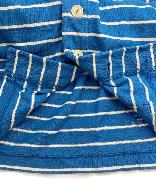 45R（フォーティファイブ・アール）45R (フォーティファイブ・アール) バスク天竺908シーカーディガン ブルー サイズ:2の古着・服飾アイテム