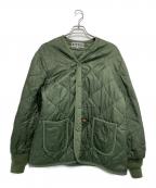 CDG×ALPHAシーディージー×アルファ）の古着「キルティングジャケット」｜カーキ