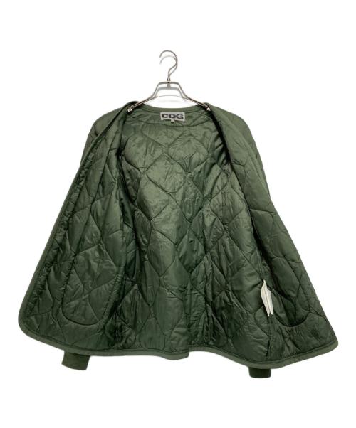 CDG（シーディージー）CDG (シーディージー) ALPHA (アルファ) キルティングジャケット カーキ サイズ:Mの古着・服飾アイテム