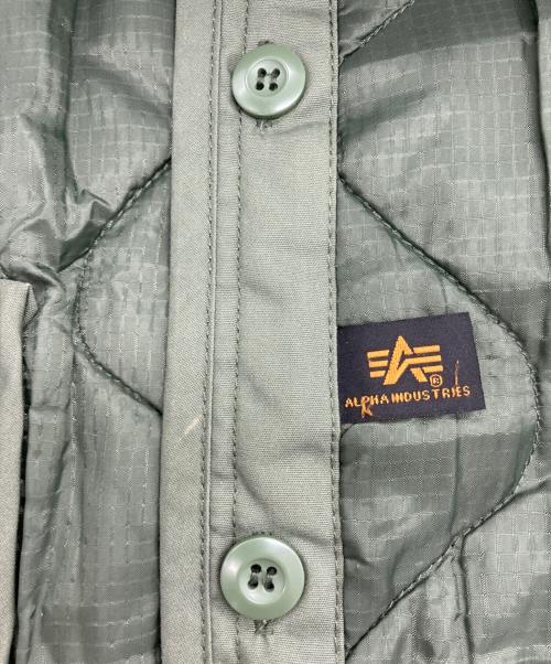 CDG（シーディージー）CDG (シーディージー) ALPHA (アルファ) キルティングジャケット カーキ サイズ:Mの古着・服飾アイテム