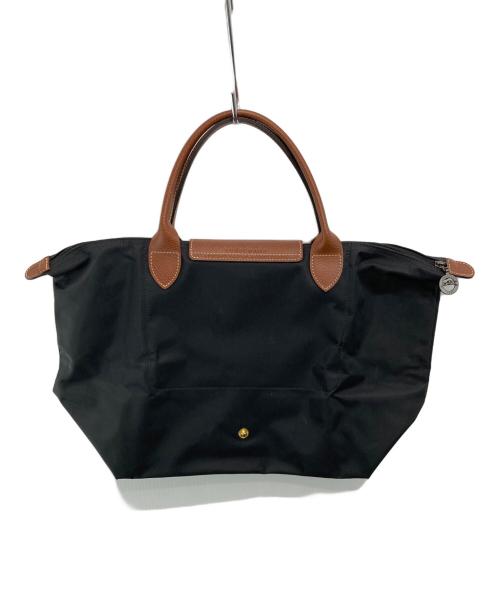 LONGCHAMP（ロンシャン）LONGCHAMP (ロンシャン) ル・プリアージュM  トートバッグ ブラックの古着・服飾アイテム