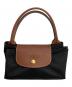 LONGCHAMP（ロンシャン）の古着「ル・プリアージュM  トートバッグ」｜ブラック