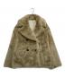 MACPHEE（マカフィー）の古着「エコファーコート」｜ベージュ