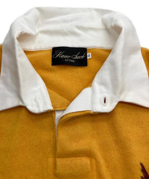 HAVERSACK ATTIRE（ハバーサック アタイア）HAVERSACK ATTIRE (ハバーサック アタイア) カシミヤラガーニット イエロー サイズ:XLの古着・服飾アイテム