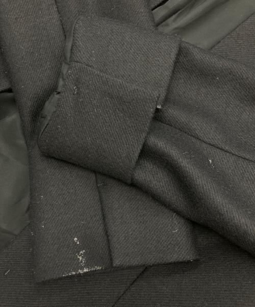 ANAYI（アナイ）ANAYI (アナイ) ウールノーカラージャケット ネイビー サイズ:38の古着・服飾アイテム