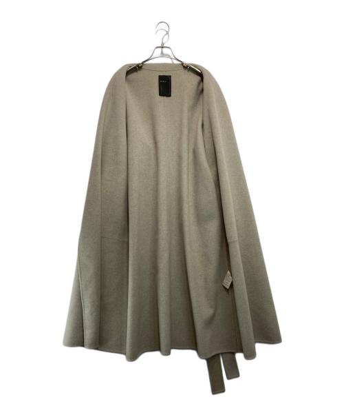 Noble（ノーブル）Noble (ノーブル) super160ショールカラーリバーコート2 ベージュ サイズ:38の古着・服飾アイテム