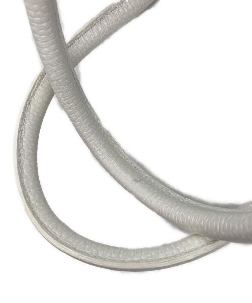 A.D.M.J.（エーディーエムジェイ）A.D.M.J. (エーディーエムジェイ) レザートートバッグ ホワイトの古着・服飾アイテム