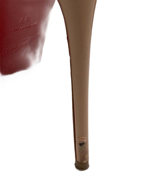 Christian Louboutin（クリスチャン・ルブタン）Christian Louboutin (クリスチャン・ルブタン) オープントゥーパンプス ベージュ サイズ:37の古着・服飾アイテム