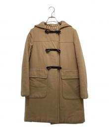PRADA（プラダ）の古着「裏キルトダッフルコート」｜ベージュ