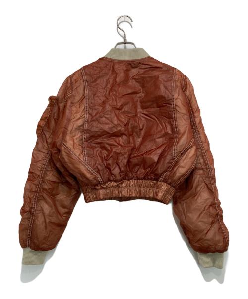 DIESEL（ディーゼル）DIESEL (ディーゼル) DIESEL G-KHLOE テクニカルボンバージャケット レッド サイズ:XSの古着・服飾アイテム