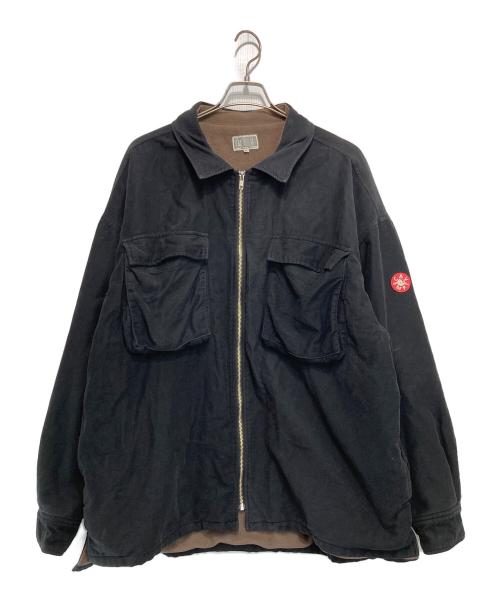 C.E（シーイー）C.E (シーイー) FLEECE ZIP SHIRT JACKET ブラック サイズ:XLの古着・服飾アイテム