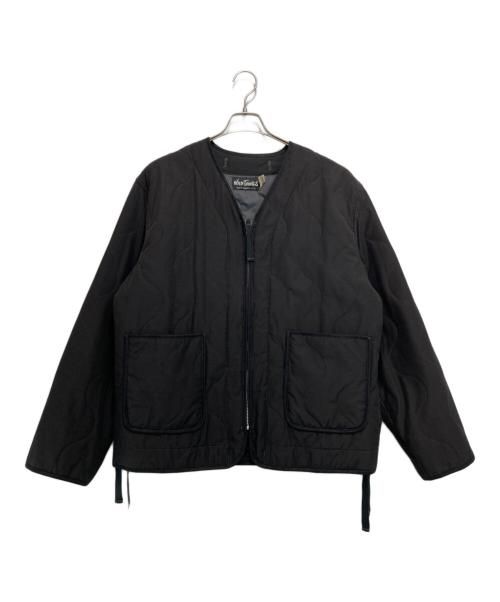 WILD THINGS（ワイルドシングス）WILD THINGS (ワイルドシングス) thriftwear and (スリフトウェアアンド) キルティングジャケット ブラック サイズ:Mの古着・服飾アイテム