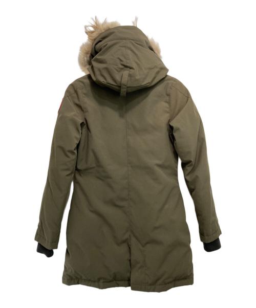 CANADA GOOSE（カナダグース）CANADA GOOSE (カナダグース) VICTORIA PARKA カーキ サイズ:XSの古着・服飾アイテム