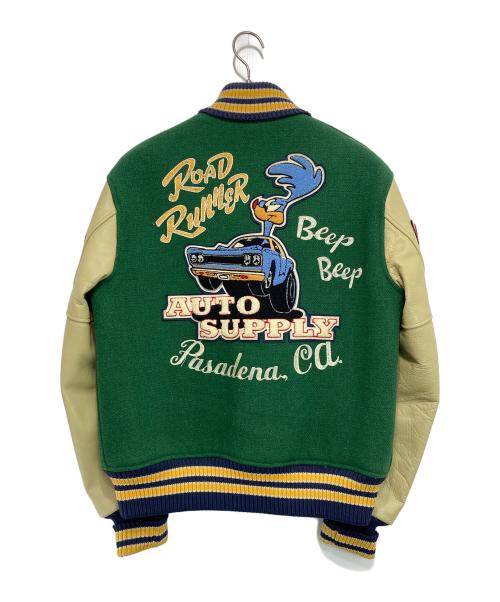 whitesville（ホワイツビル）whitesville (ホワイツビル) ロードランナー スタジャン グリーン サイズ:40の古着・服飾アイテム