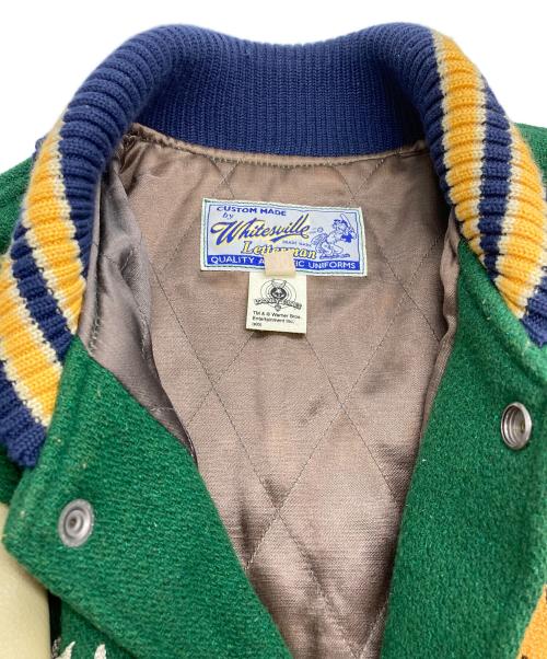 whitesville（ホワイツビル）whitesville (ホワイツビル) ロードランナー スタジャン グリーン サイズ:40の古着・服飾アイテム