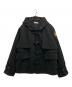 MUCENT（ムセント）の古着「Molen Flap Hooded Duffle Short Coat」｜ブラック
